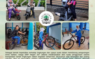 Aksi Nyata Warga Sekolah Mengurangi Emisi Gas Karbon